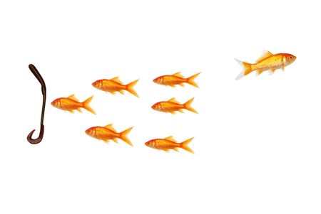 be an individual don't follow the packの写真素材