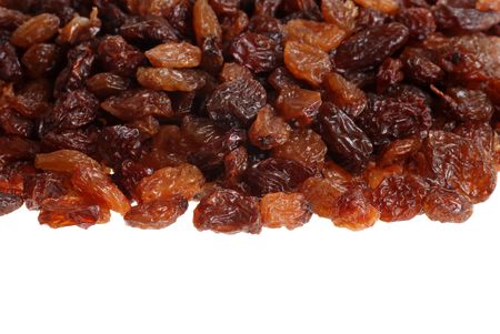 closeup of raisinsの写真素材