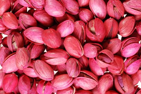 pile of pistachio nutsの写真素材
