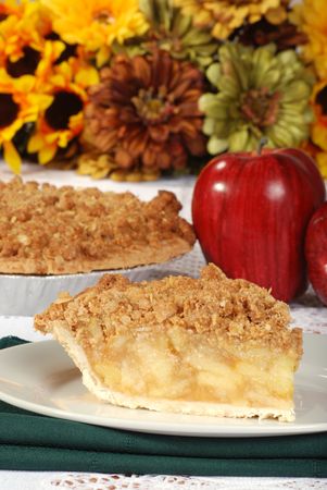 thanksgiving apple crumbleの写真素材