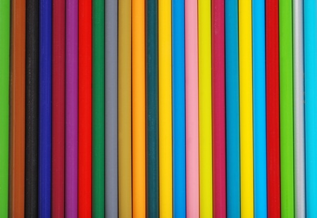 lots of pencil crayons