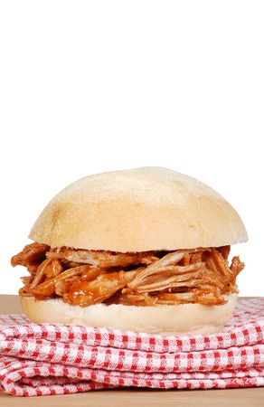 pulled pork sandwichの写真素材