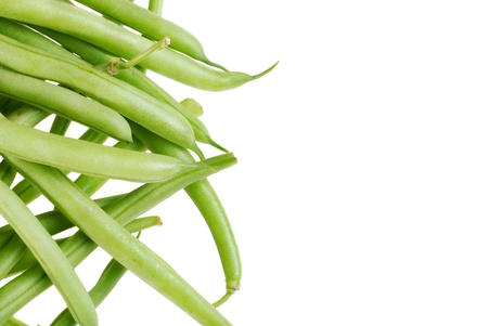 isolated green beansの写真素材