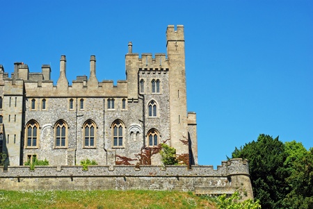 Arundel Castle in Arundel, West Sussex, Englandの写真素材