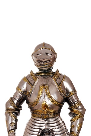 closeup old medieval armourの写真素材