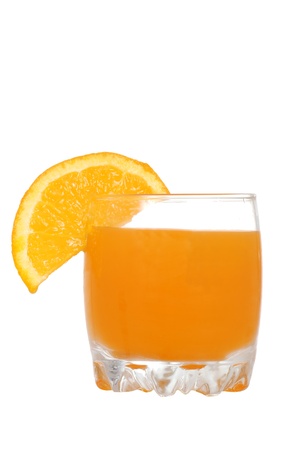 glass of orange juiceの写真素材