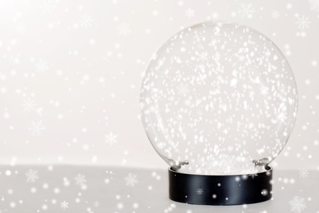 Snow globeの写真素材