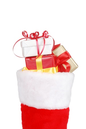 Full christmas stockingの写真素材