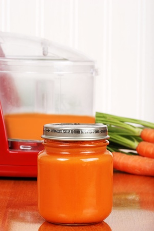 homemade baby carrot foodの写真素材
