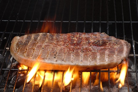 Barbecue pork leg center steakの写真素材