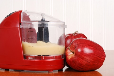 Homemade apple sauceの写真素材