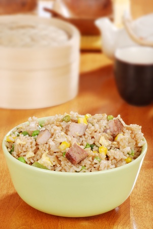 Pork fried riceの写真素材
