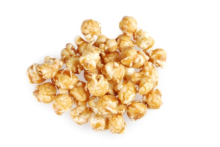 caramel candy popcornの写真素材