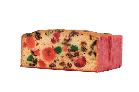Isolated fruit cakeの写真素材