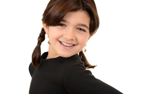 Young romanian girl Portraitの写真素材