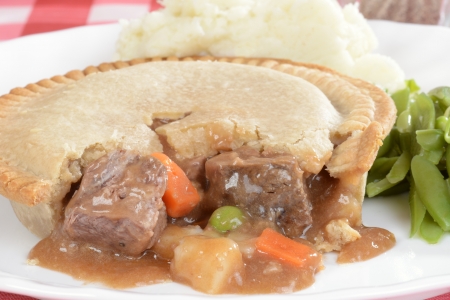 Macro beef pieの写真素材