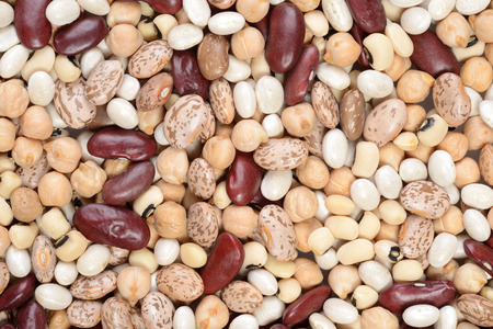 macro assorted beans