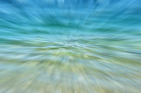 zoom blur water and skyの写真素材