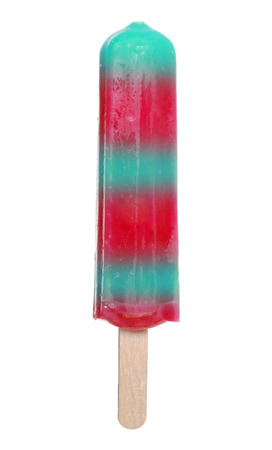 red and blue icepopの写真素材