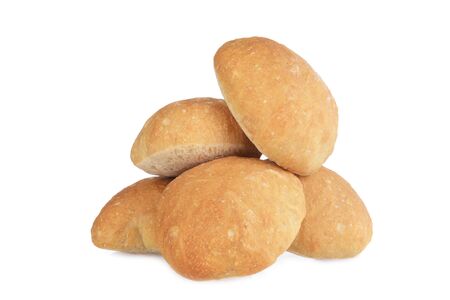 pile of ciabatta bread rollsの写真素材