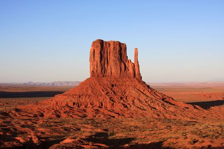 Monument Valley Tribal Park, Navajo, Arizona, USAの写真素材
