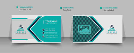 Corporate Business Card Template Vector Design, business card templat layout, corporate business card template designのイラスト素材