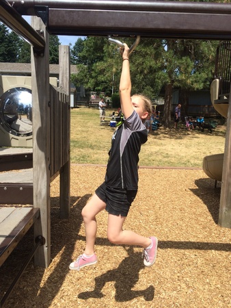 On the jungle gym