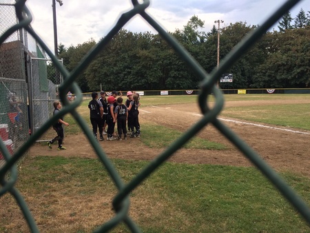 Team huddle