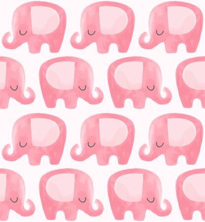 Elephant vector pattern.のイラスト素材