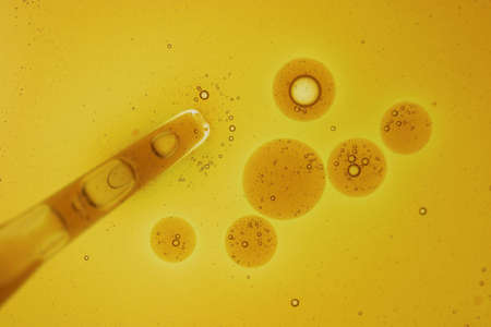 Labtest in the laboratory. Close-up background.の写真素材