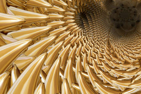 3D abstraction Illustration.