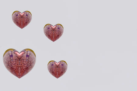Illustration of hearts.