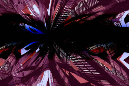 3D abstraction Illustration.の写真素材