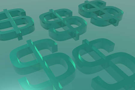 Illustration of dollarの写真素材