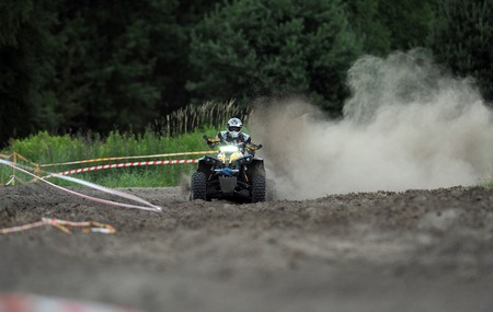 WARSAW, POLAND - JULY 11 2015: Polish Safari Rally Cross Championshipのeditorial素材