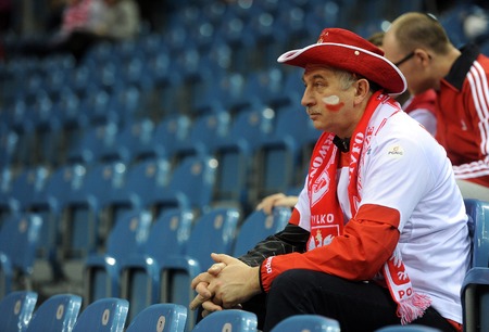 Fot. Maciej Gillert / East News / Media Pictures
Krakow 25.01.2016
EHF EURO 2016 Norwegia vs Macedonia Europenan Handball Championship Pilka reczna mistrzostwa Europy Norway Macedonia
n/z kibice Polscyのeditorial素材