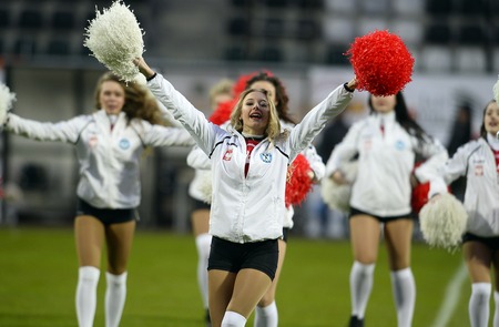 WARSAW, POLAND, MARCH 19,  2016: Inernational rugby game Poland - Belgium Europe Rugby Cup