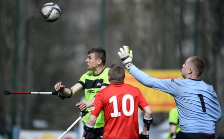 WARSAW, POLAND - APRIL 03, 2016: AMP Football Club cup Warsaw Poland 2016n / fromのeditorial素材