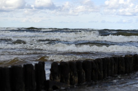 Polish Baltic sea during summerの写真素材