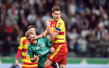 Warsaw, Poland, February 22, 2020: Polish Top League Ekstraklasa football game: Legia Warszawa -...