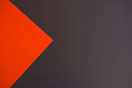 Minimal concept: Orange and dark gray paper.Pop Art. Bright Sweet fashion Style.Creative concept. Layout for business, posters and bannersの写真素材