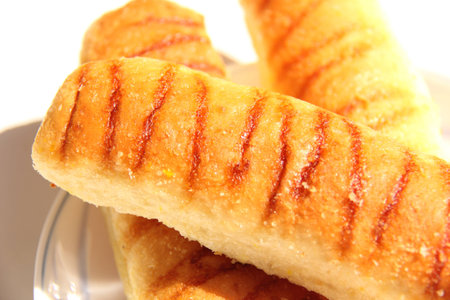 close up of delicious breadsの写真素材