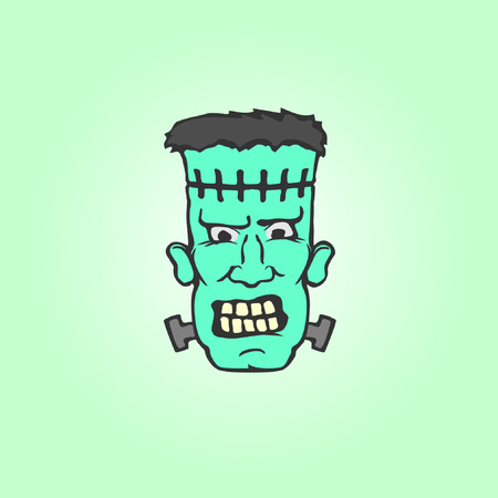 Green Frankenstein Monsterのイラスト素材