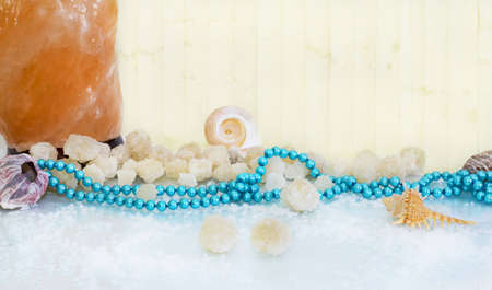 Dead Sea saltの写真素材