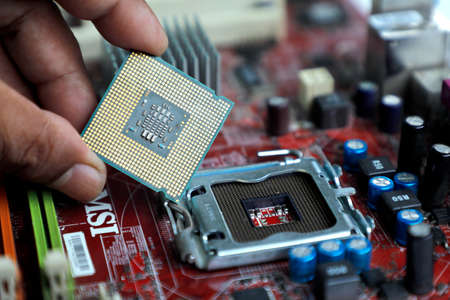 old motherboardsの写真素材