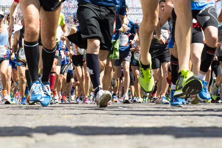 starting time marathon raceのeditorial素材