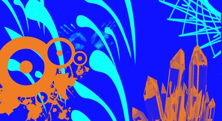 Blue heavenのイラスト素材