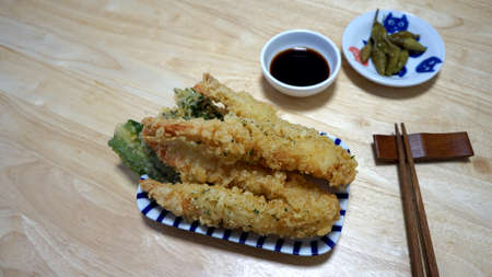 Fried shrimp food picturesの写真素材