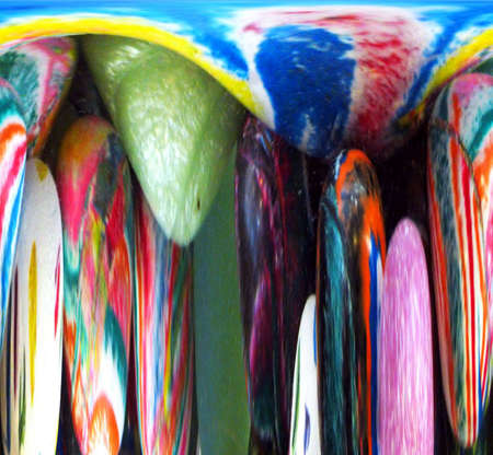 Streaming Blobsの写真素材