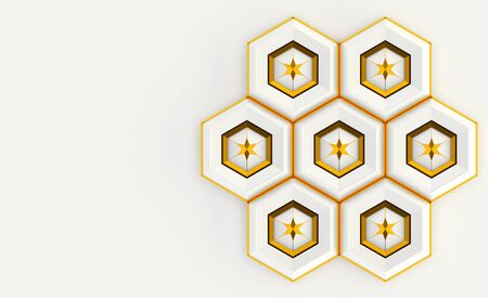 3d rendering of abstract background. High quality seamless 3d illustration